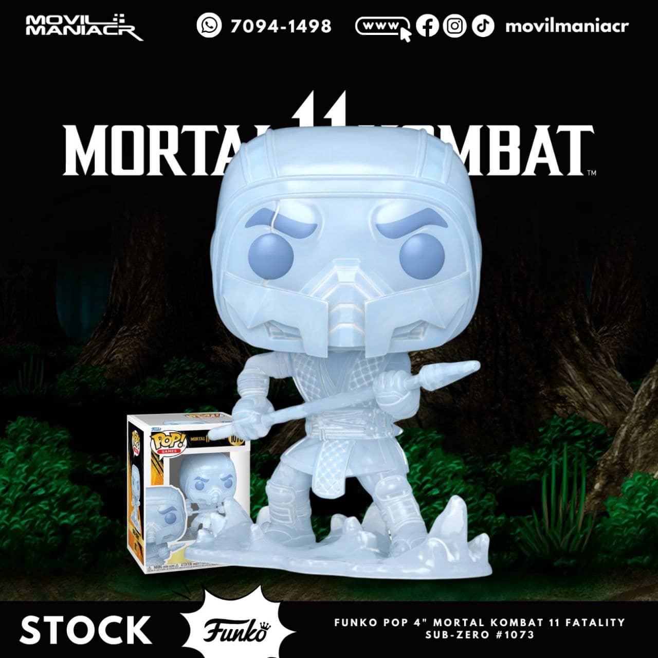 Funko Pop Mortal Kombat 11 Fatality Sub-Zero #1073 - (Stock) ¡Disponible Ahora! 1 Funko Pop Mortal Kombat 11 Fatality Sub-Zero #1073 - (Stock) ¡Disponible Ahora!