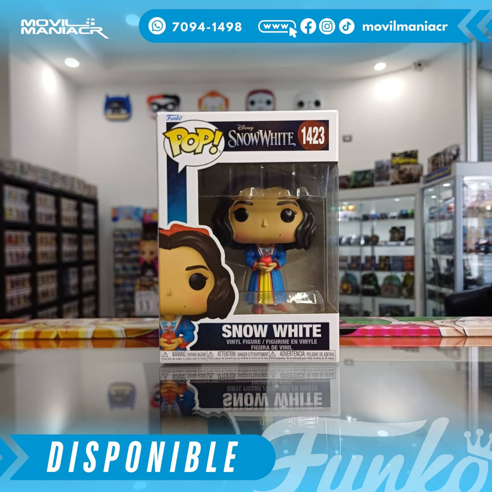 Funko Pop Snow White Live Action Snow White #1423 - (Stock) ¡Disponible Ahora! 2 Funko Pop Snow White Live Action Snow White #1423 - (Stock) ¡Disponible Ahora! - Imagen 2