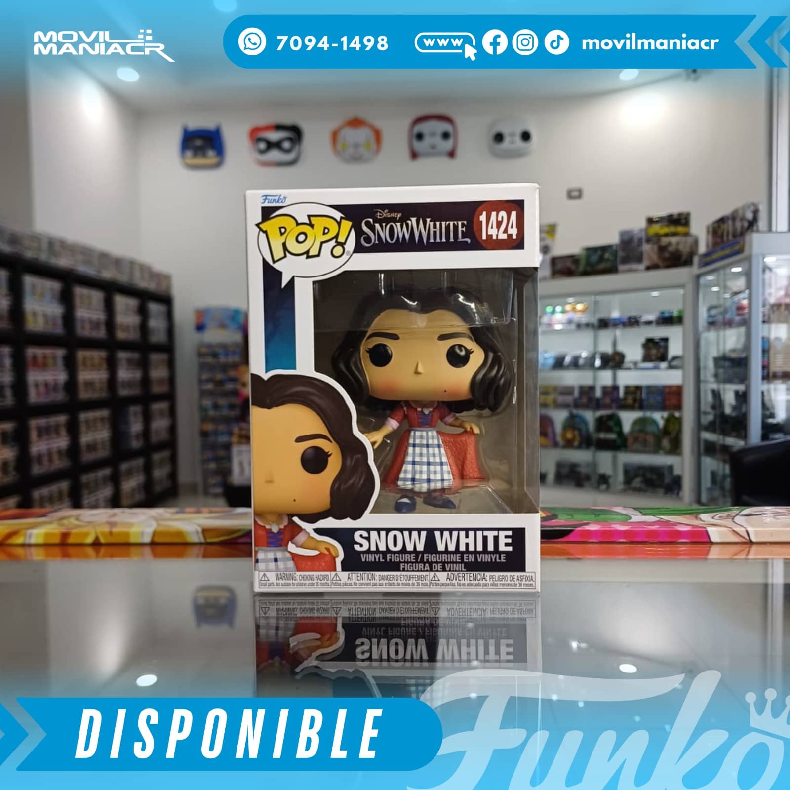 Funko Pop Snow White Live Action Snow White #1424 - (Stock) ¡Disponible Ahora! 2 Funko Pop Snow White Live Action Snow White #1424 - (Stock) ¡Disponible Ahora! - Imagen 2
