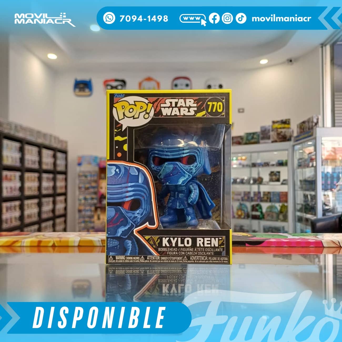 Funko Pop Star Wars Episode 7 Kylo Ren (Retro) #770 - (Stock) ¡Disponible Ahora! 2 Funko Pop Star Wars Episode 7 Kylo Ren (Retro) #770 - (Stock) ¡Disponible Ahora! - Imagen 2