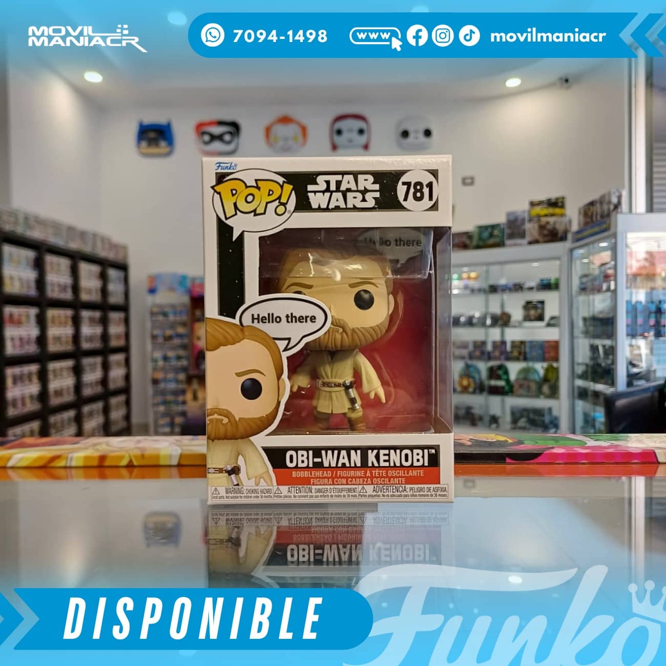 Funko Pop Star Wars Obi-Wan Kenobi #781 - (Stock) ¡Disponible Ahora! 2 Funko Pop Star Wars Obi-Wan Kenobi #781 - (Stock) ¡Disponible Ahora! - Imagen 2