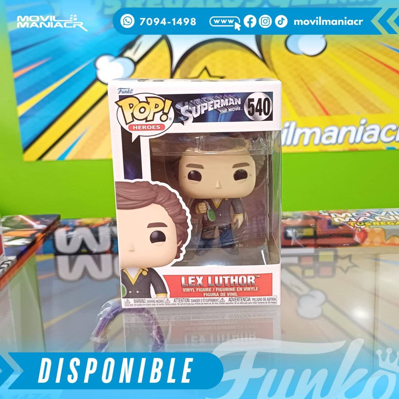 Funko Pop Superman The Movie Lex Luthor #540 - (Stock) ¡Disponible Ahora! 2 Funko Pop Superman The Movie Lex Luthor #540 - (Stock) ¡Disponible Ahora! - Imagen 2