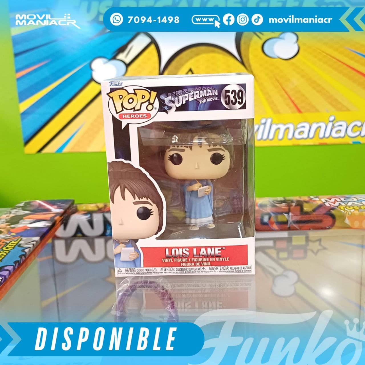 Funko Pop Superman The Movie Lois Lane #539 - (Stock) ¡Disponible Ahora! 2 Funko Pop Superman The Movie Lois Lane #539 - (Stock) ¡Disponible Ahora! - Imagen 2