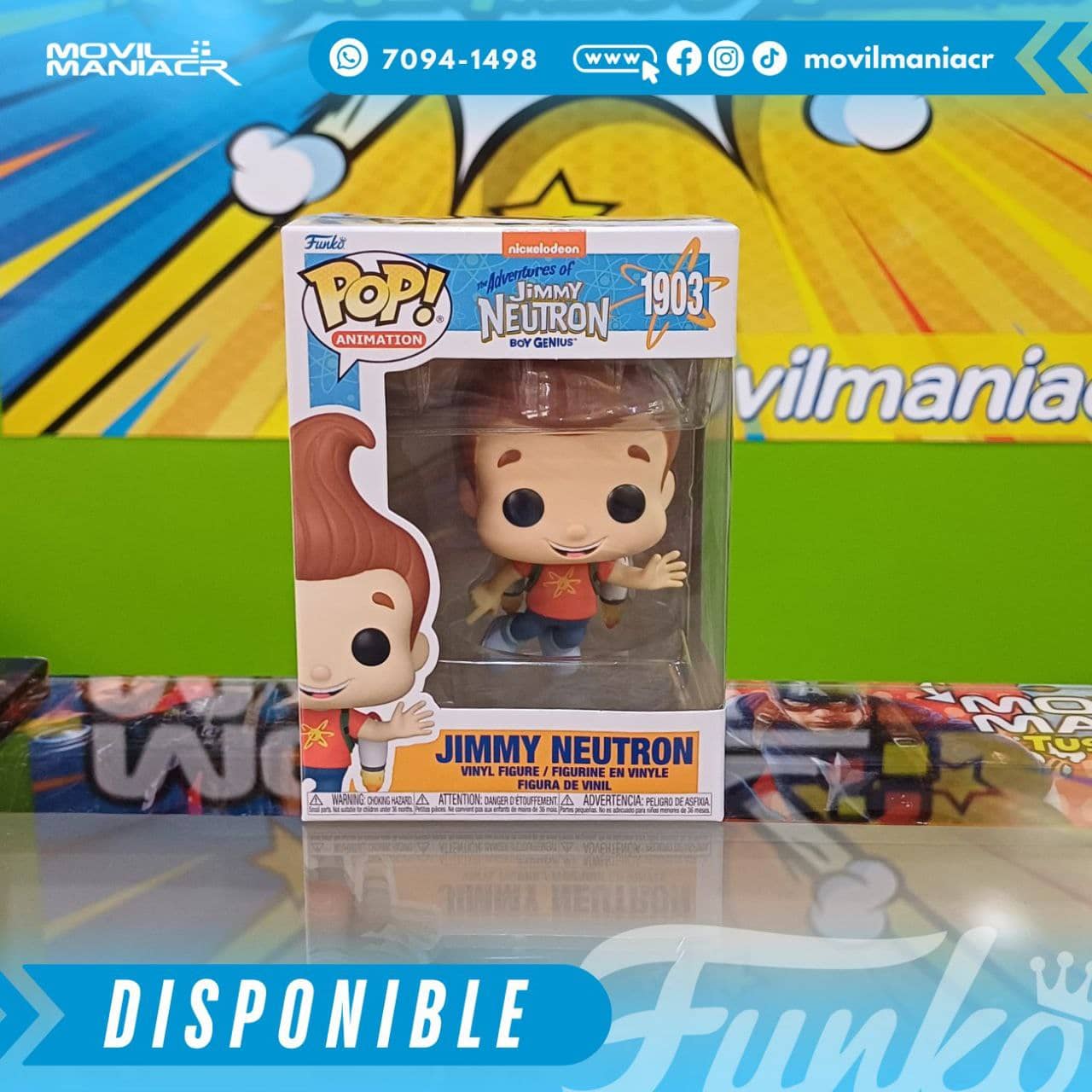 Funko Pop The Adventures of Jimmy Neutron Boy Genius #1903 - (Stock) ¡Disponible Ahora! 2 Funko Pop The Adventures of Jimmy Neutron Boy Genius #1903 - (Stock) ¡Disponible Ahora! - Imagen 2