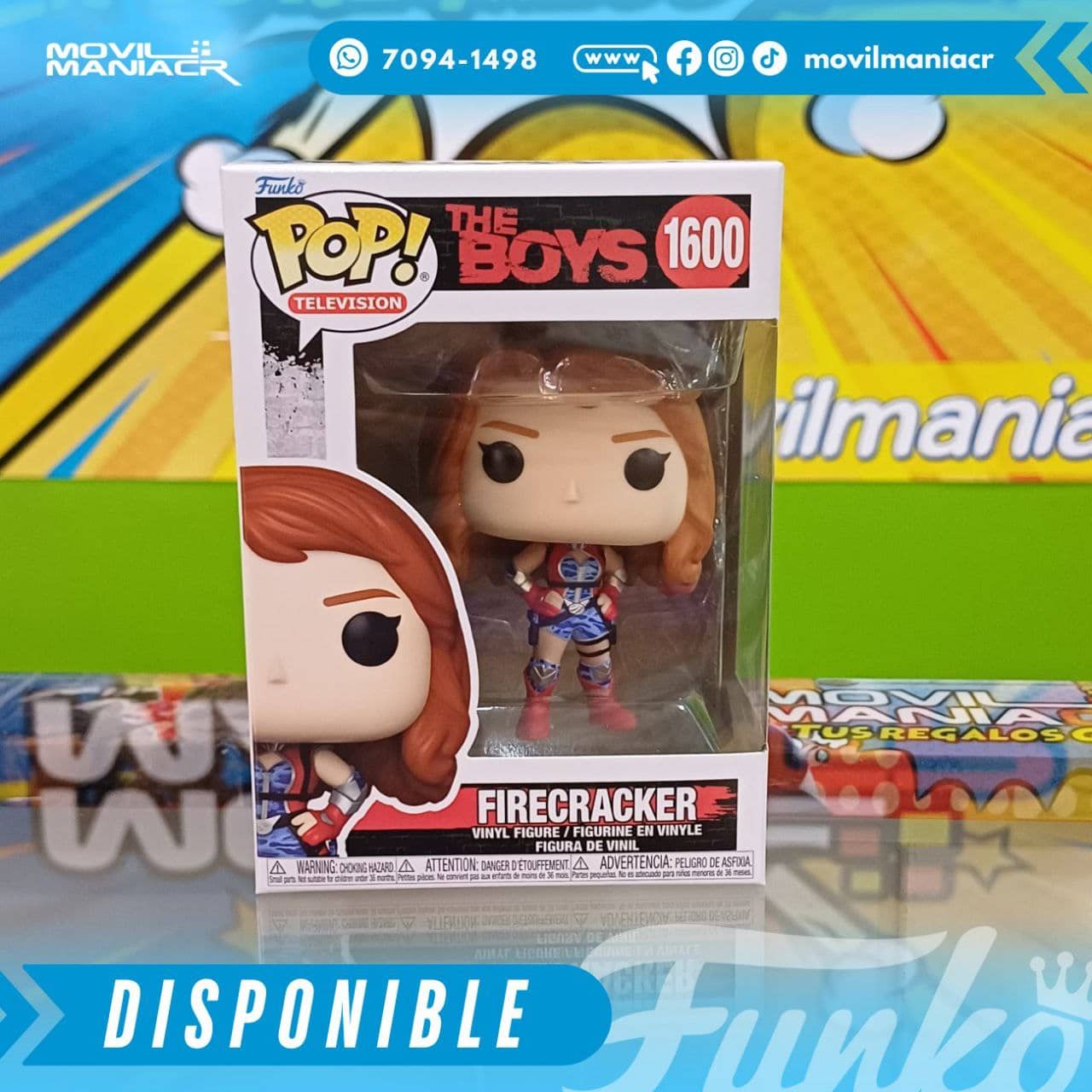 Funko Pop The Boys Firecracker #1600 - (Stock) ¡Disponible Ahora! 2 Funko Pop The Boys Firecracker #1600 - (Stock) ¡Disponible Ahora! - Imagen 2