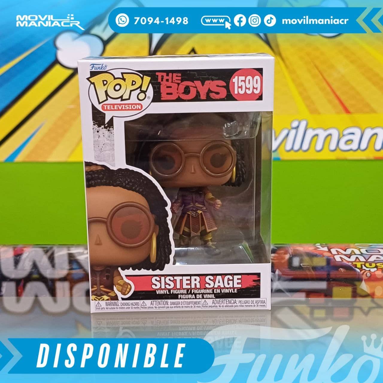 Funko Pop The Boys Sister Sage #1599 - (Stock) ¡Disponible Ahora! 2 Funko Pop The Boys Sister Sage #1599 - (Stock) ¡Disponible Ahora! - Imagen 2