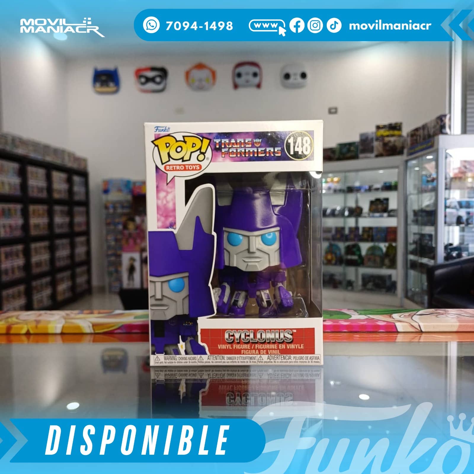 Funko Pop Transformers Cyclonus #148 - (Stock) ¡Disponible Ahora! 2 Funko Pop Transformers Cyclonus #148 - (Stock) ¡Disponible Ahora! - Imagen 2