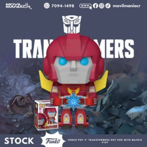 Funko Pop Transformers Hot Rod with Matrix #147 - (Stock) ¡Disponible Ahora!