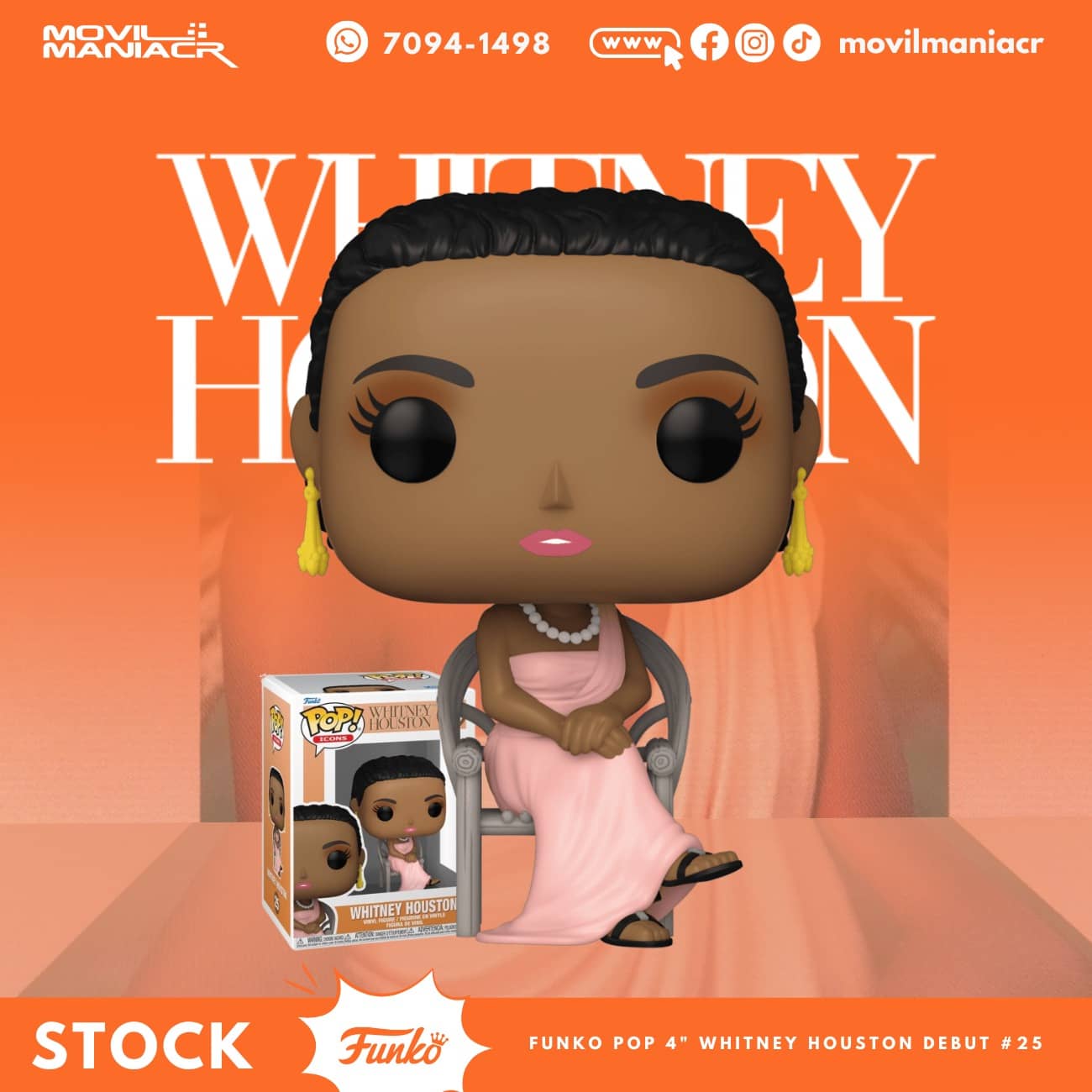 Funko Pop Whitney Houston Debut #25 - (Stock) ¡Disponible Ahora! 1 Funko Pop Whitney Houston Debut #25 - (Stock) ¡Disponible Ahora!