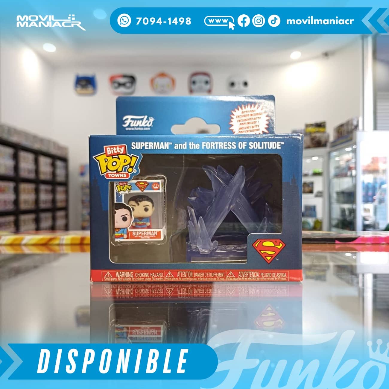 Town Bitty Superman w Fortress of Solitude - (Stock) ¡Disponible Ahora! 2 Town Bitty Superman w Fortress of Solitude - (Stock) ¡Disponible Ahora! - Imagen 2