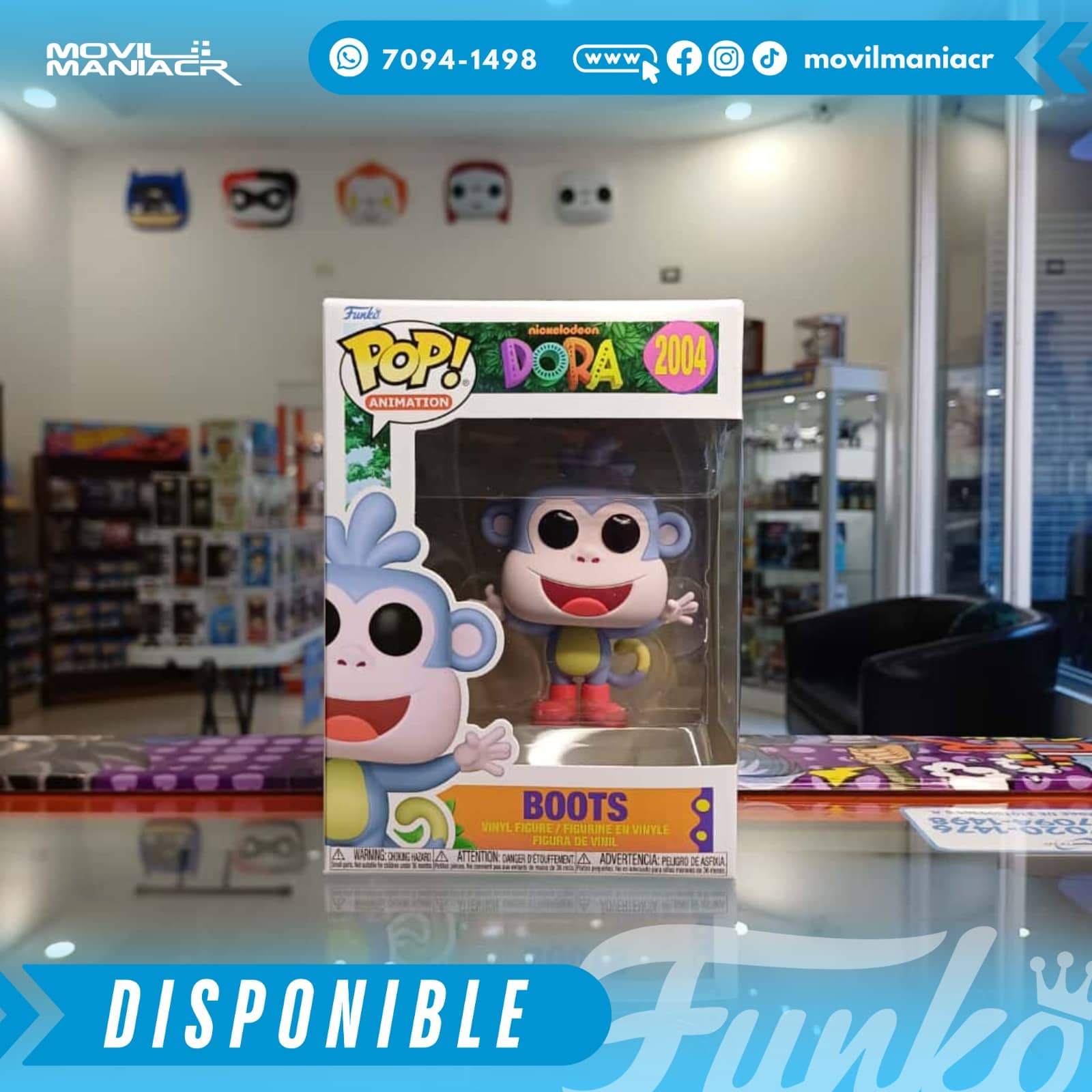 Funko Pop Dora the Explorer Boots #2004 - (Stock) ¡Disponible Ahora! 2 Funko Pop Dora the Explorer Boots #2004 - (Stock) ¡Disponible Ahora! - Imagen 2