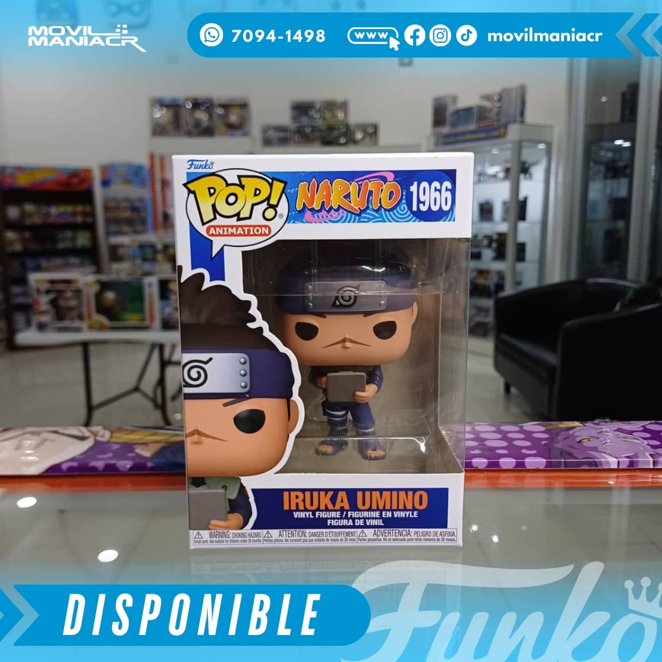 Funko Pop Naruto Shonen Iruka Umino #1966 - (Stock) ¡Disponible Ahora! 2 Funko Pop Naruto Shonen Iruka Umino #1966 - (Stock) ¡Disponible Ahora! - Imagen 2