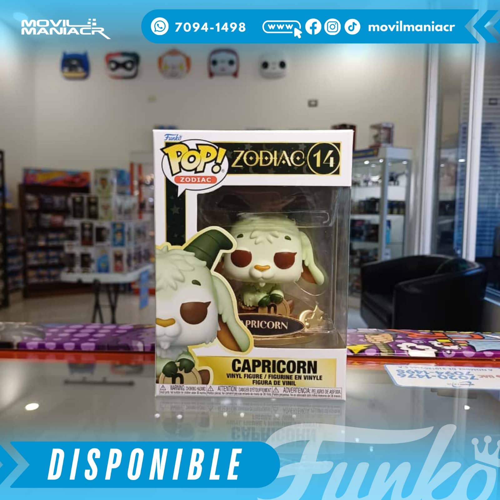 Funko Pop Zodiac Capricorn #14 - (Stock) ¡Disponible Ahora! 2 Funko Pop Zodiac Capricorn #14 - (Stock) ¡Disponible Ahora! - Imagen 2