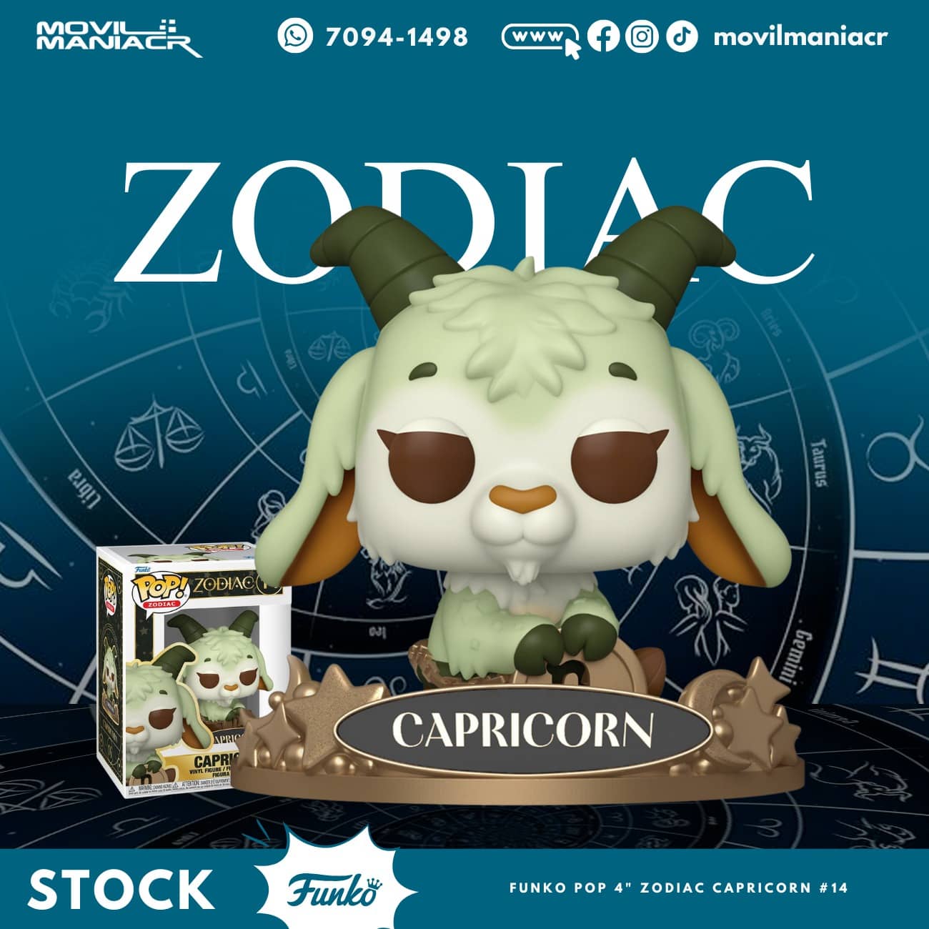 Funko Pop Zodiac Capricorn #14 - (Stock) ¡Disponible Ahora! 1 Funko Pop Zodiac Capricorn #14 - (Stock) ¡Disponible Ahora!