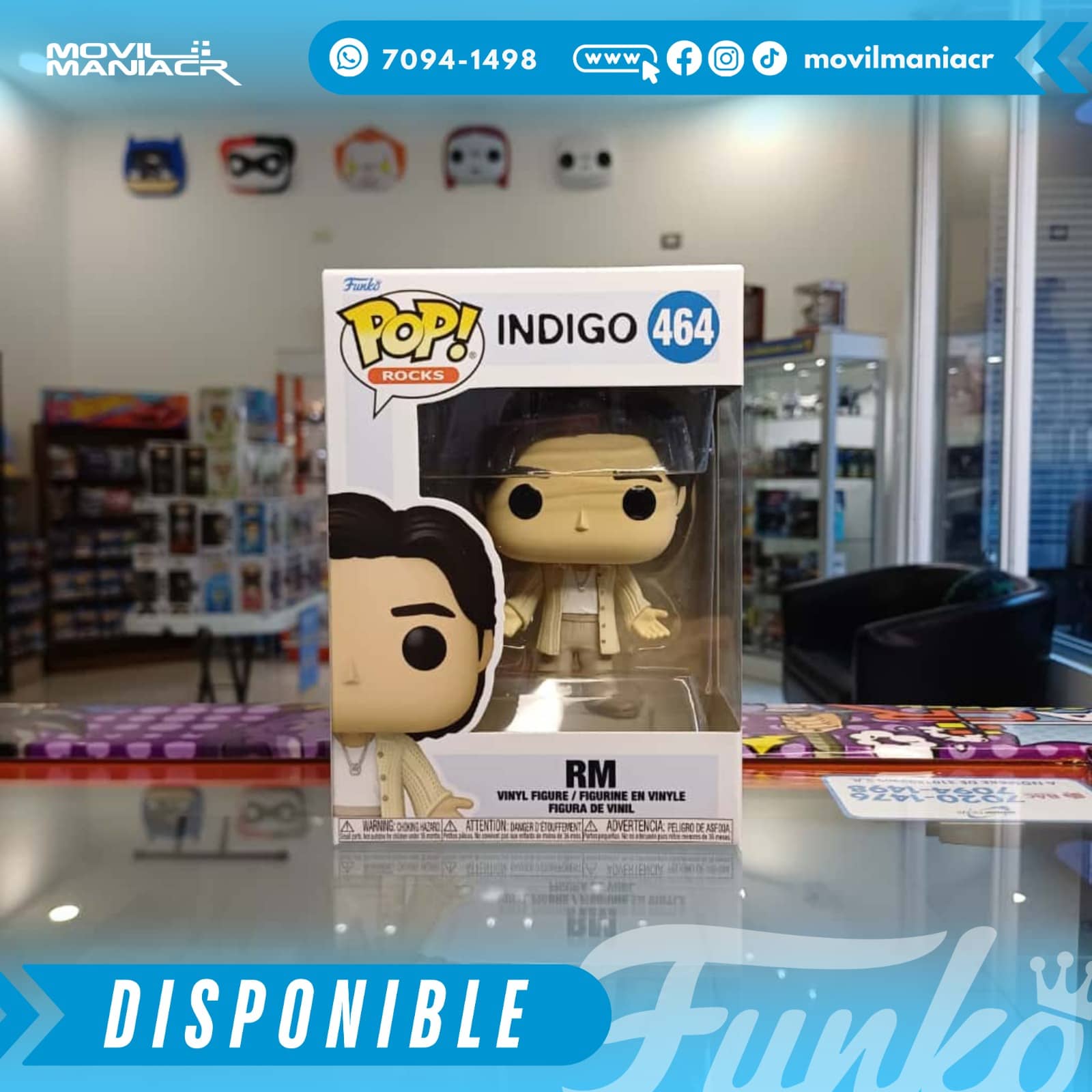 Funko Pop BTS Solo RM Indigo (Wildflower) #464 - (Stock) ¡Disponible Ahora! 2 Funko Pop BTS Solo RM Indigo (Wildflower) #464 - (Stock) ¡Disponible Ahora! - Imagen 2