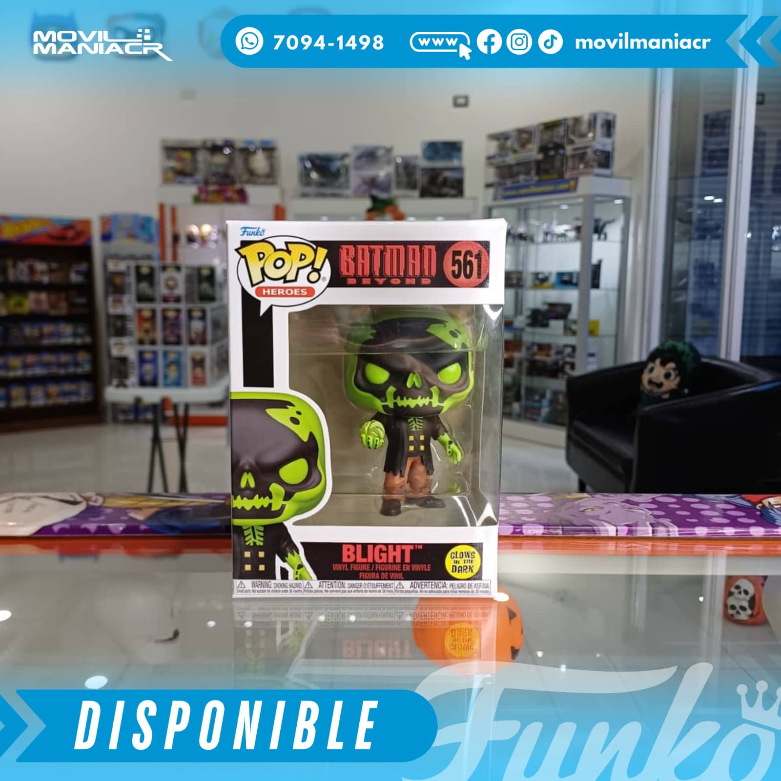 Funko Pop Batman Beyond Blight GITD #561 - (Stock) ¡Disponible Ahora! 2 Funko Pop Batman Beyond Blight GITD #561 - (Stock) ¡Disponible Ahora! - Imagen 2
