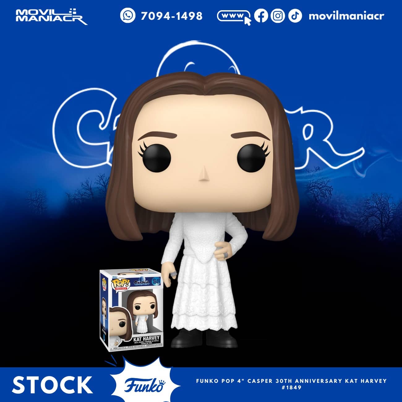 Funko Pop Casper 30th Anniversary Kat Harvey #1849 - (Stock) ¡Disponible Ahora! 1 Funko Pop Casper 30th Anniversary Kat Harvey #1849 - (Stock) ¡Disponible Ahora!