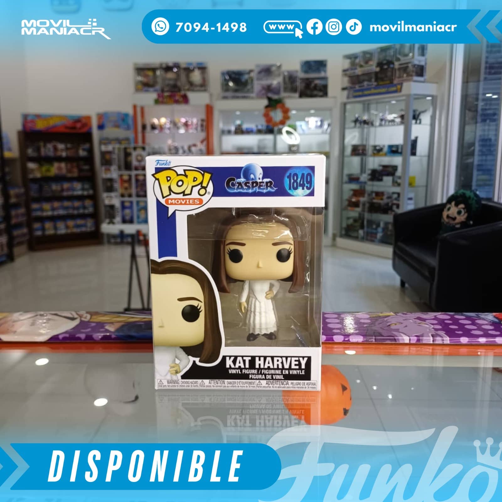 Funko Pop Casper 30th Anniversary Kat Harvey #1849 - (Stock) ¡Disponible Ahora! 2 Funko Pop Casper 30th Anniversary Kat Harvey #1849 - (Stock) ¡Disponible Ahora! - Imagen 2