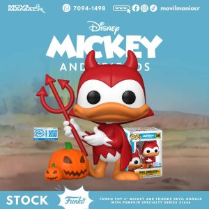Funko Pop Devil Donald with Pumpkin Exclusivo #1446 - (Stock) ¡Disponible Ahora!