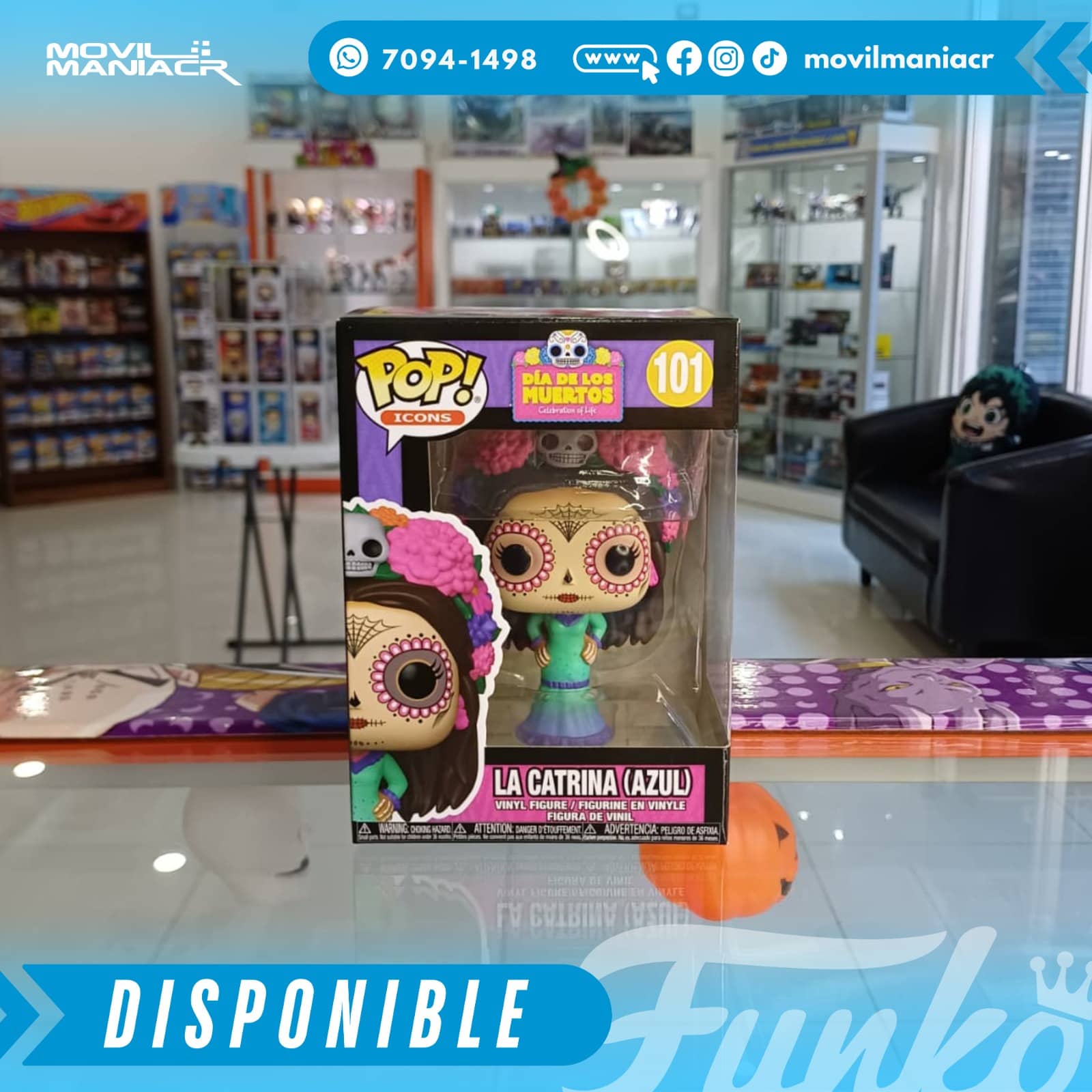 Funko Pop Dia de Los Muertos La Catrina #101 - (Stock) ¡Disponible Ahora! 2 Funko Pop Dia de Los Muertos La Catrina #101