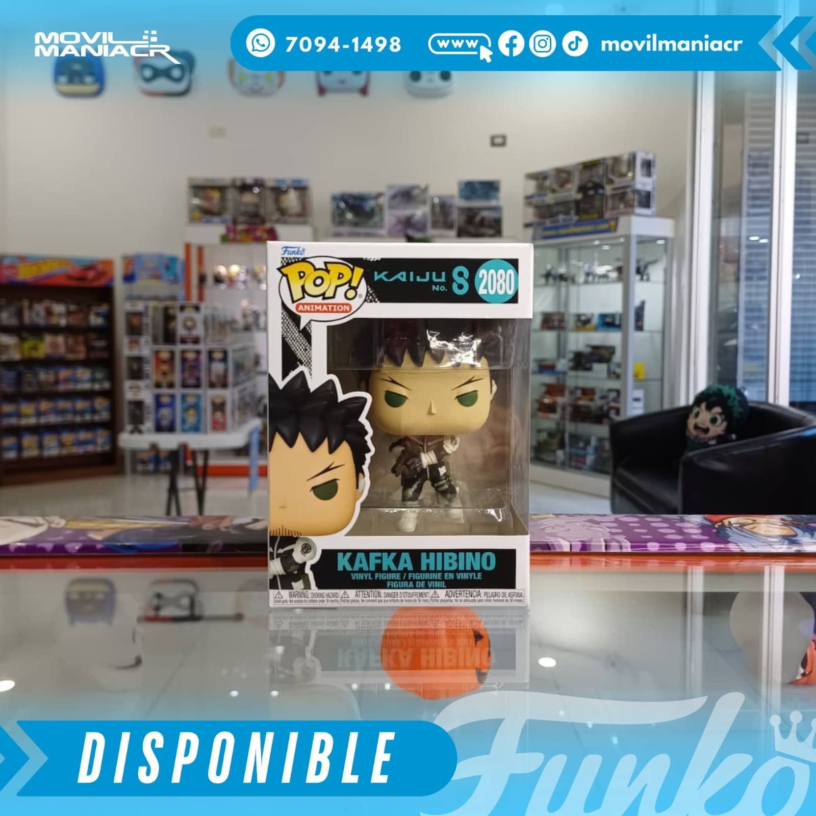 Funko Pop Kaiju No. 8 Kafka Hibino #2080 - (Stock) ¡Disponible Ahora! 2 Funko Pop Kaiju No. 8 Kafka Hibino #2080 - (Stock) ¡Disponible Ahora! - Imagen 2
