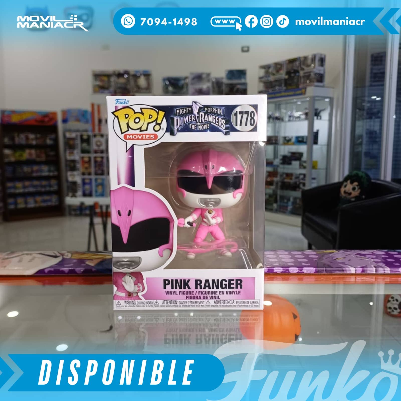 Funko Pop Mighty Morphin Power Rangers Pink Ranger #1778 - (Stock) ¡Disponible Ahora! 2 Funko Pop Mighty Morphin Power Rangers Pink Ranger #1778 - (Stock) ¡Disponible Ahora! - Imagen 2