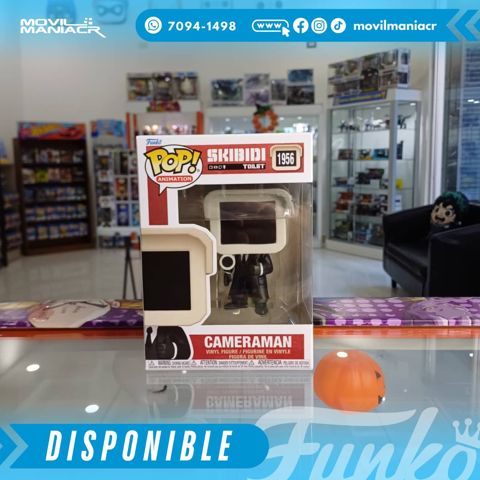 Funko Pop Skibidi Toilet Cameraman #1956 - (Stock) ¡Disponible Ahora! 2 Funko Pop Skibidi Toilet Cameraman #1956 - (Stock) ¡Disponible Ahora! - Imagen 2
