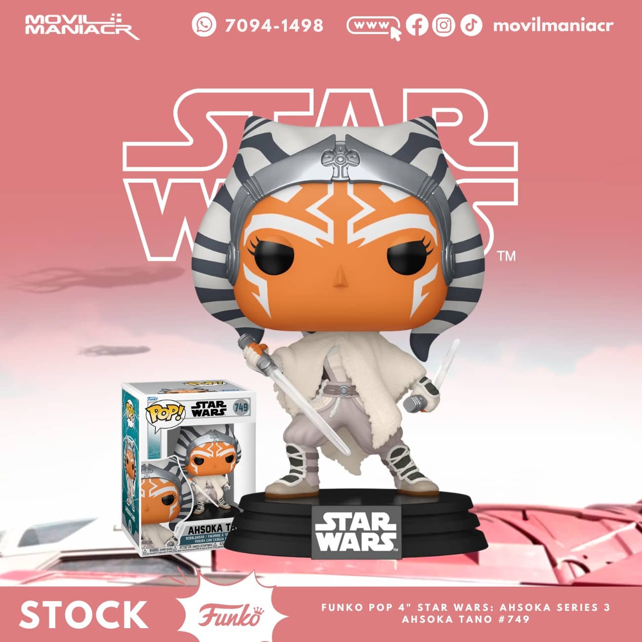 Funko Pop Star Wars Ahsoka Figura Sabine Wren con Cabeza Oscilante Funko Pop Star Wars Ahsoka Figura Sabine Wren con Cabeza Oscilante