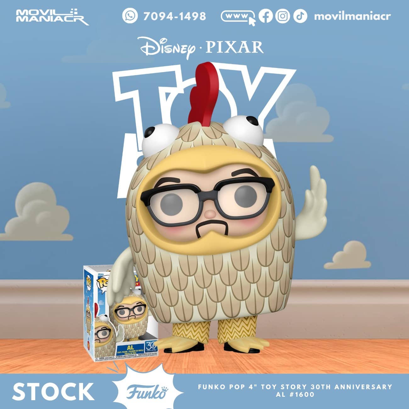 Funko Pop Toy Story 30th Anniversary Al #1600 - (Stock) ¡Disponible Ahora! 1 Funko Pop Toy Story 30th Anniversary Al #1600