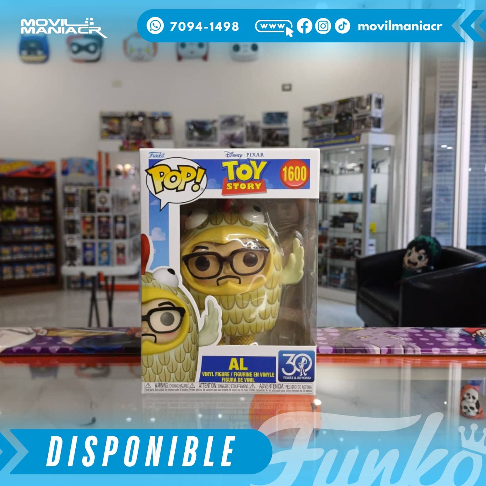 Funko Pop Toy Story 30th Anniversary Al #1600 - (Stock) ¡Disponible Ahora! 2 Funko Pop Toy Story 30th Anniversary Al #1600 - (Stock) ¡Disponible Ahora! - Imagen 2