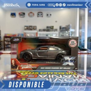 Carro Jada Toys Fast and Furious 2021 Dodge Charger SRT Hellcat Escala 1:32 – (Stock) ¡Disponible Ahora!