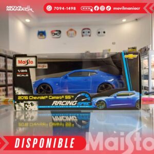 Carro Maisto Racing-Spec 2016 Chevrolet Camaro SS Escala 124 – (Stock) ¡Disponible Ahora!