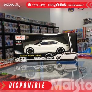 Carro Maisto Racing-Spec Porsche Taycan Turbo S Escala 1:24 – (Stock) ¡Disponible Ahora!