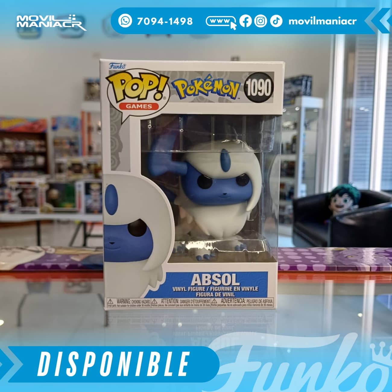 Funko Pop Pokémon Absol #1090 - (Stock) ¡Disponible Ahora! 2 Funko Pop Pokémon Absol #1090 - (Stock) ¡Disponible Ahora!