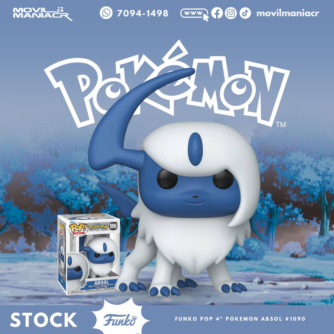 Funko Pop Pokémon Absol #1090 - (Stock) ¡Disponible Ahora! 1 Funko Pop Pokémon Absol #1090 - (Stock) ¡Disponible Ahora!