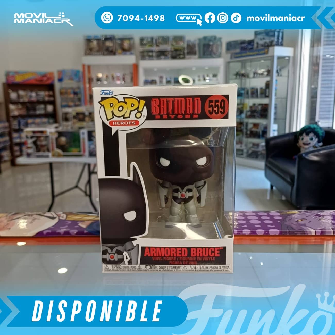 Funko Pop Batman Beyond Armored Bruce #559 - (Stock) ¡Disponible Ahora! 2 Funko Pop Batman Beyond Armored Bruce #559 - (Stock) ¡Disponible Ahora! - Imagen 2