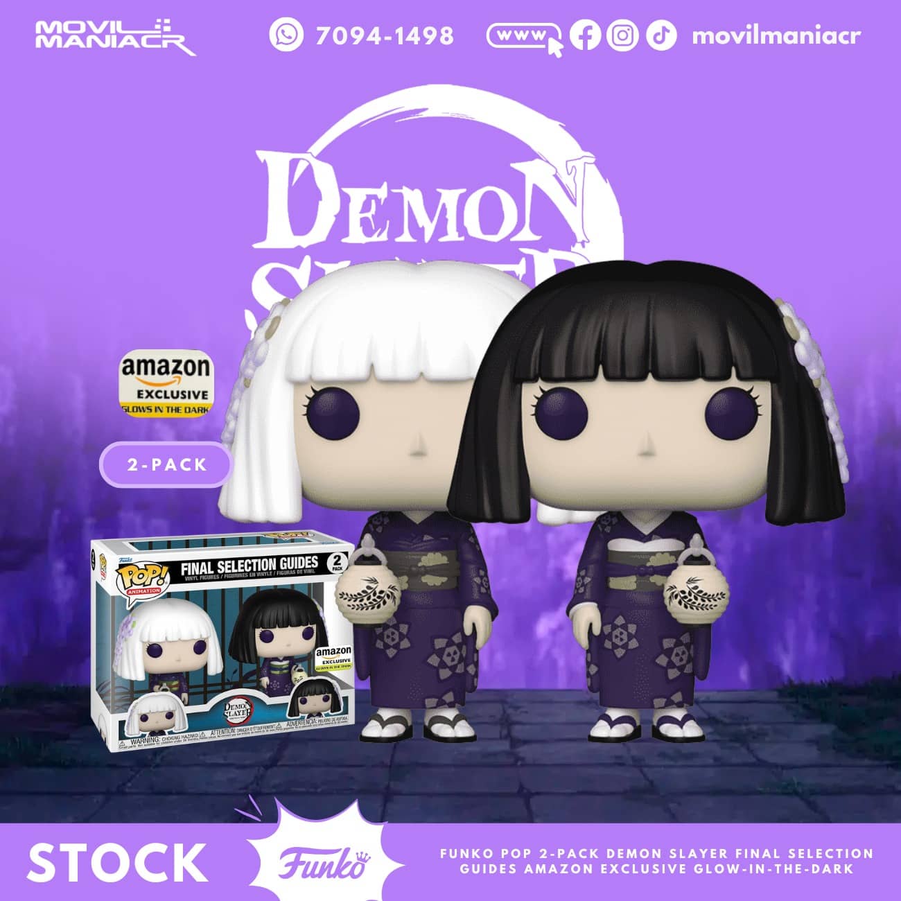 Funko Pop Demon Slayer Final Selection Guides GITD Exclusivo - 2-Pack (Stock) ¡Disponible Ahora! 1 Funko Pop Demon Slayer Final Selection Guides GITD Exclusivo - 2-Pack (Stock) ¡Disponible Ahora!