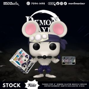 Funko Pop Demon Slayer Muscle Mouse Exclusivo #1536 - (Stock) ¡Disponible Ahora!