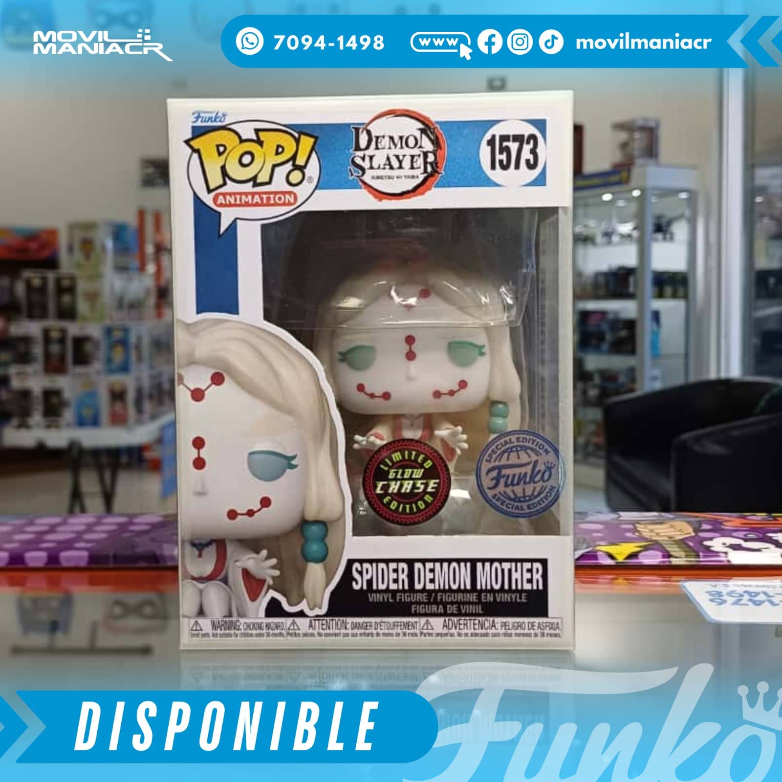 Funko Pop Demon Slayer Spider Demon Mother Chase Exclusivo #1573 - (Stock) ¡Disponible Ahora! 2 Funko Pop Demon Slayer Spider Demon Mother Chase Exclusivo #1573 - (Stock) ¡Disponible Ahora! - Imagen 2