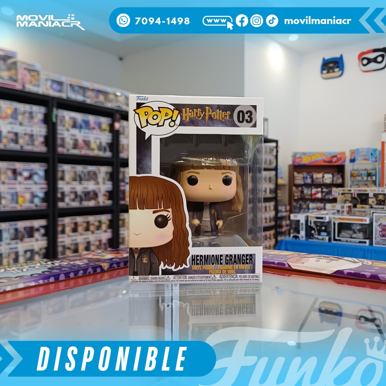 Funko Pop Harry Potter Hermione Granger #03 - (Stock) ¡Disponible Ahora! 2 Funko Pop Harry Potter Hermione Granger #03 - (Stock) ¡Disponible Ahora! - Imagen 2