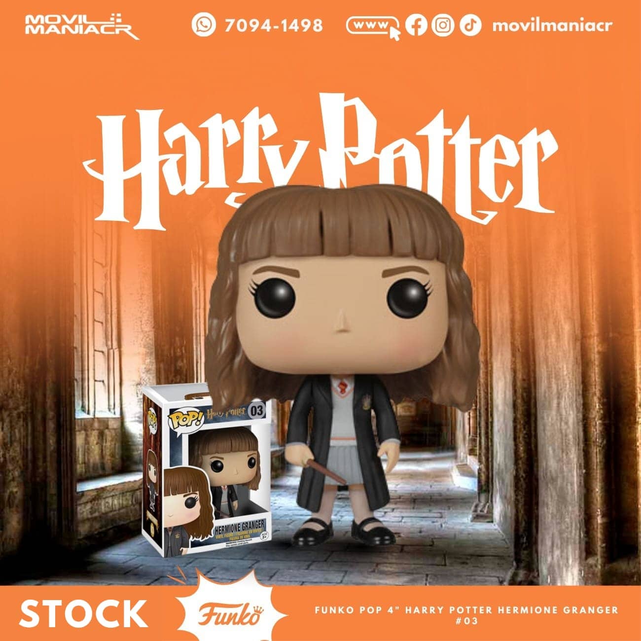 Funko Pop Harry Potter Hermione Granger #03 - (Stock) ¡Disponible Ahora! 1 Funko Pop Harry Potter Hermione Granger #03- (Stock) ¡Disponible Ahora!