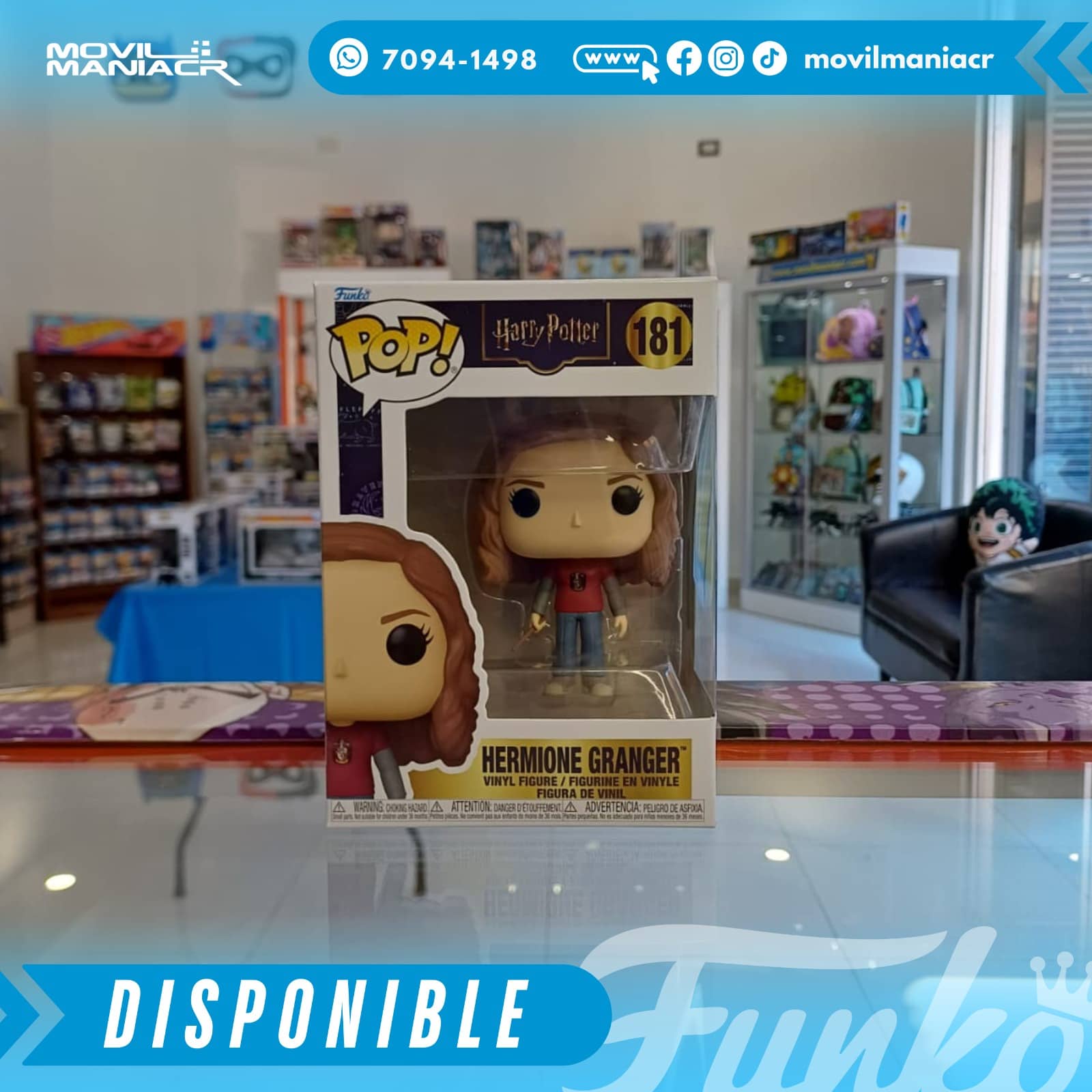 Funko Pop Harry Potter Hermione Granger (Oppugno) #181 - (Stock) ¡Disponible Ahora! 2 Funko Pop Harry Potter Hermione Granger (Oppugno) #181 - (Stock) ¡Disponible Ahora! - Imagen 2