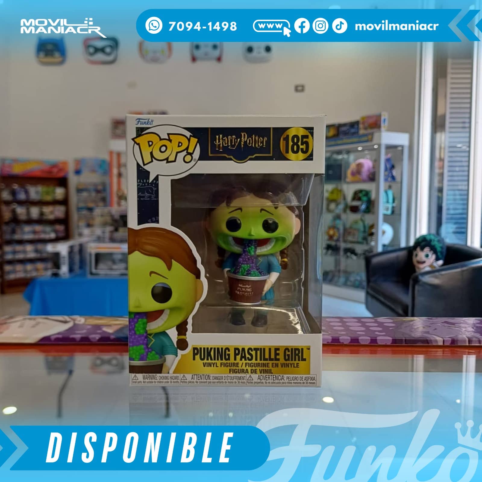 Funko Pop Harry Potter Puking Pastille Girl #185 - (Stock) ¡Disponible Ahora! 2 Funko Pop Harry Potter Puking Pastille Girl #185 - (Stock) ¡Disponible Ahora! - Imagen 2