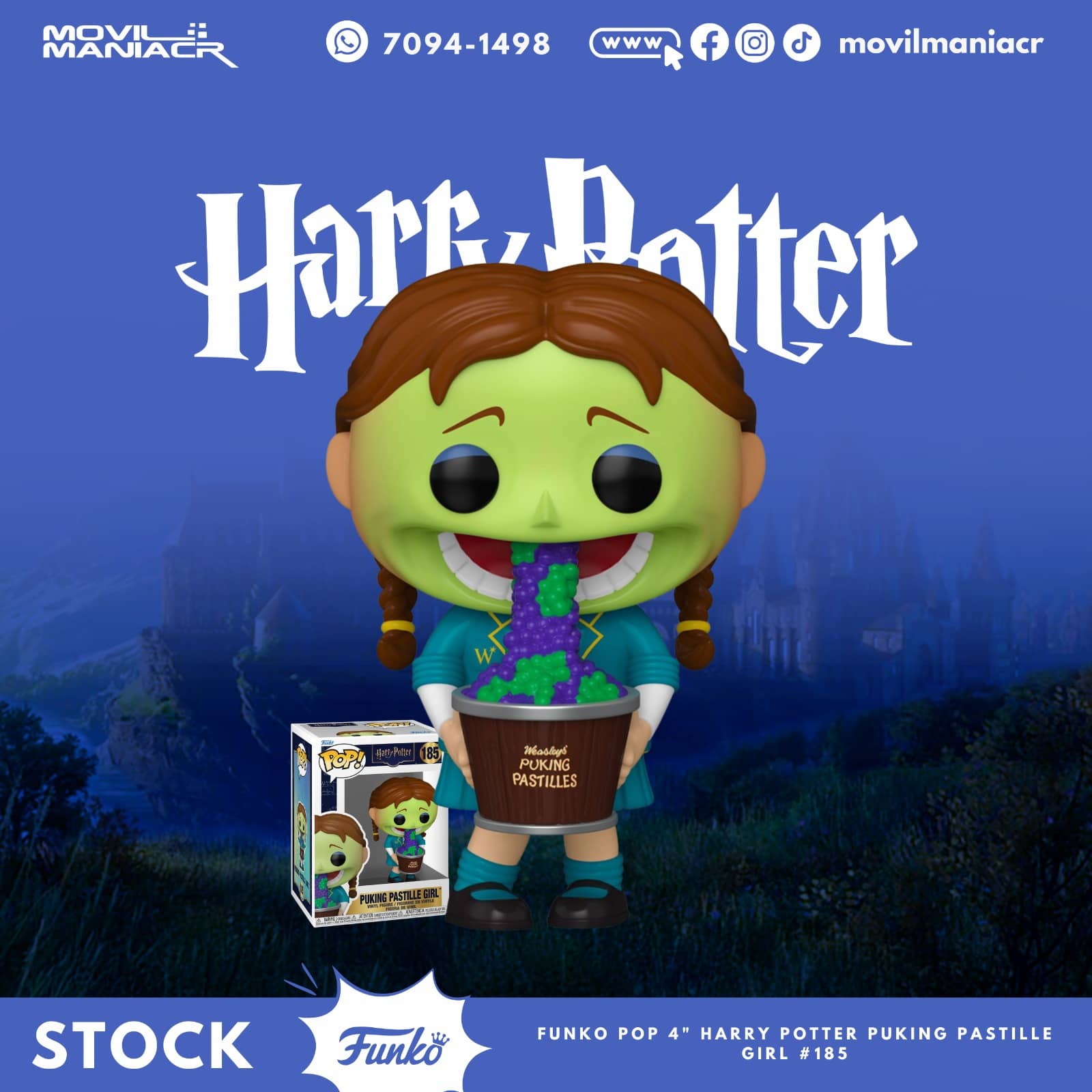 Funko Pop Harry Potter Puking Pastille Girl #185 - (Stock) ¡Disponible Ahora! 1 Funko Pop Harry Potter Puking Pastille Girl #185 - (Stock) ¡Disponible Ahora!