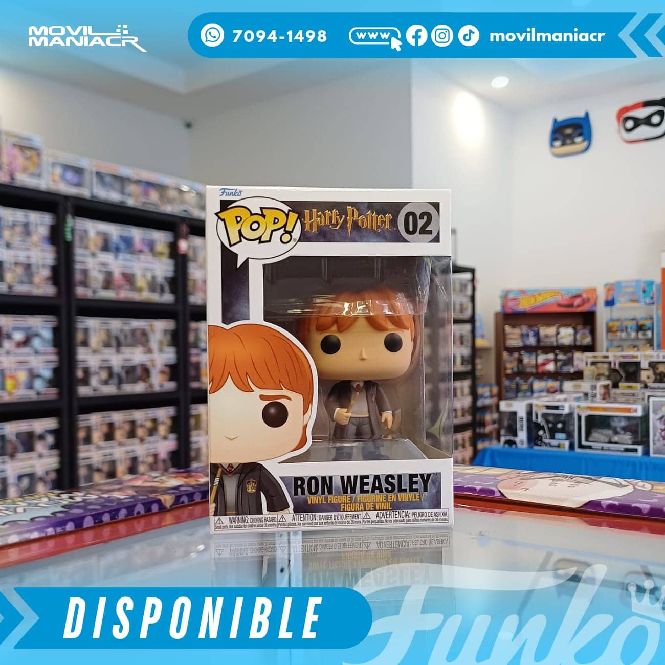 Funko Pop Harry Potter Ron Weasley #02 - (Stock) ¡Disponible Ahora! 2 Funko Pop Harry Potter Ron Weasley #02 - (Stock) ¡Disponible Ahora! - Imagen 2