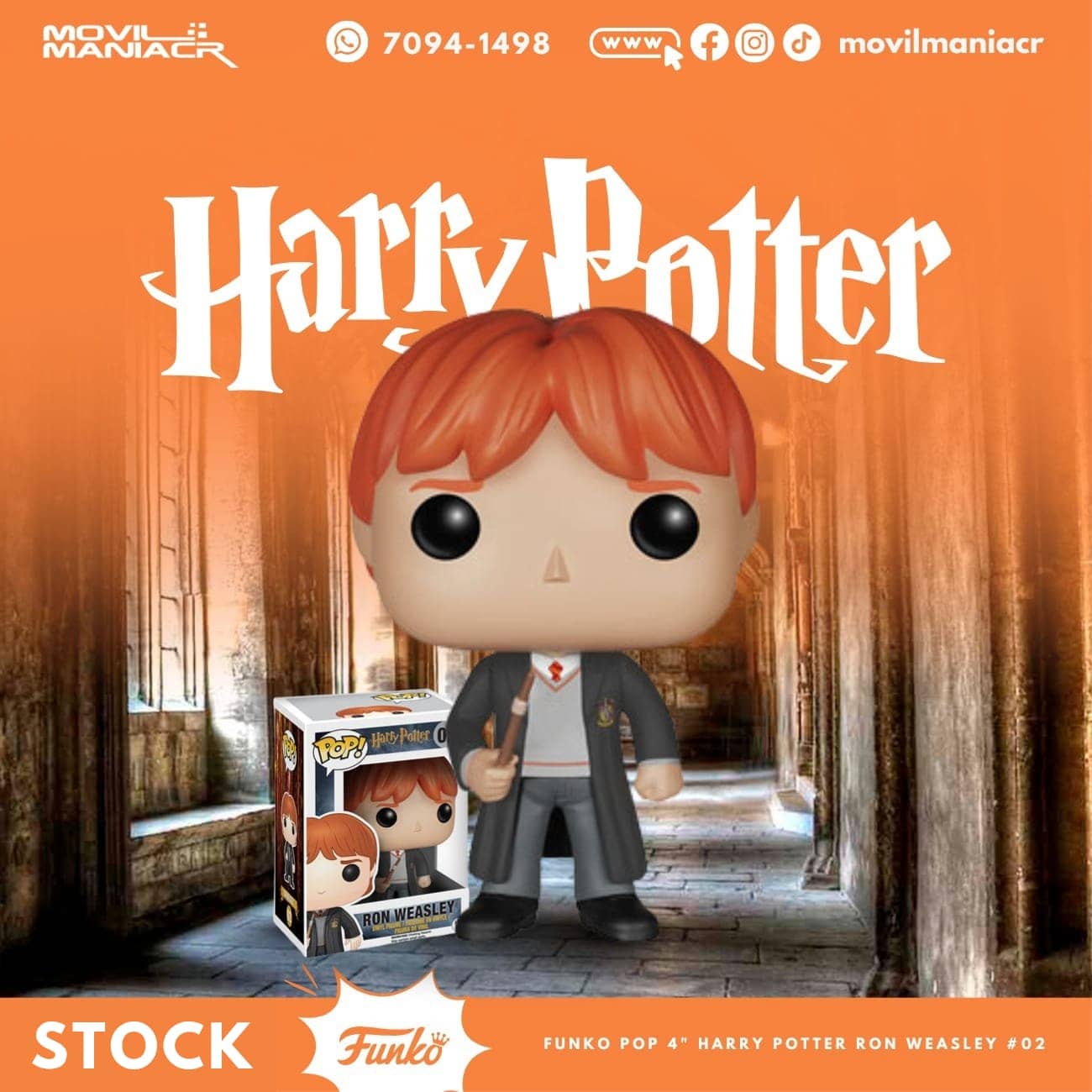 Funko Pop Harry Potter Ron Weasley #02 - (Stock) ¡Disponible Ahora! 1 Funko Pop Harry Potter Ron Weasley #02 - (Stock) ¡Disponible Ahora!