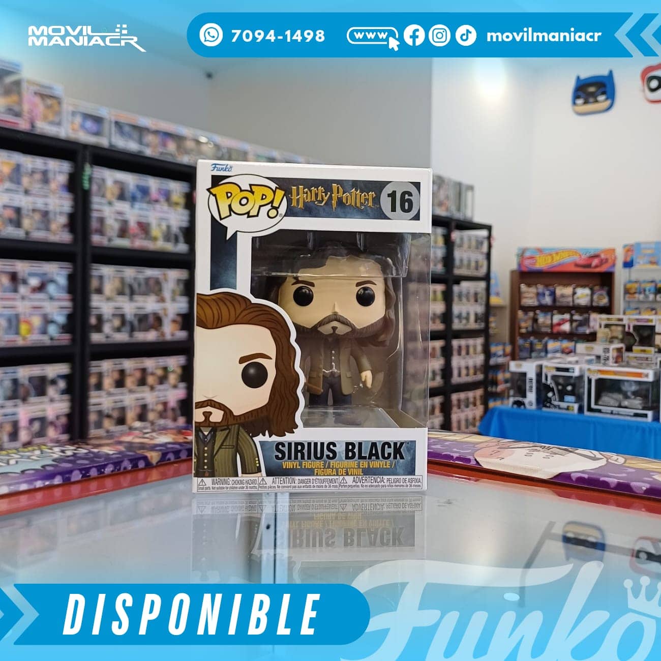 Funko Pop Harry Potter Sirius Black #16 - (Stock) ¡Disponible Ahora! 2 Funko Pop Harry Potter Sirius Black #16 - (Stock) ¡Disponible Ahora! - Imagen 2