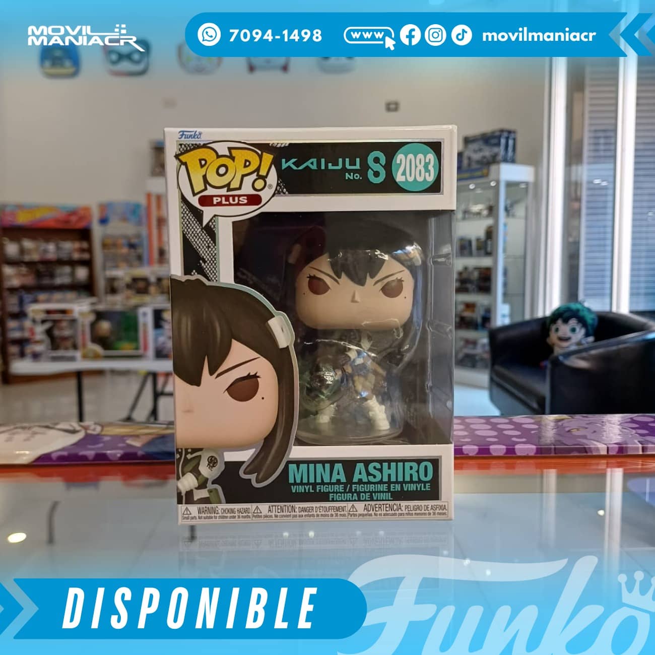 Funko Pop Kaiju No. 8 Mina Ashiro #2083 - (Stock) ¡Disponible Ahora! 2 Funko Pop Kaiju No. 8 Mina Ashiro #2083 - (Stock) ¡Disponible Ahora! - Imagen 2