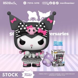 Funko Pop Sanrio Kuromi 20th Anniversary Exclusivo #115 - (Stock) ¡Disponible Ahora!