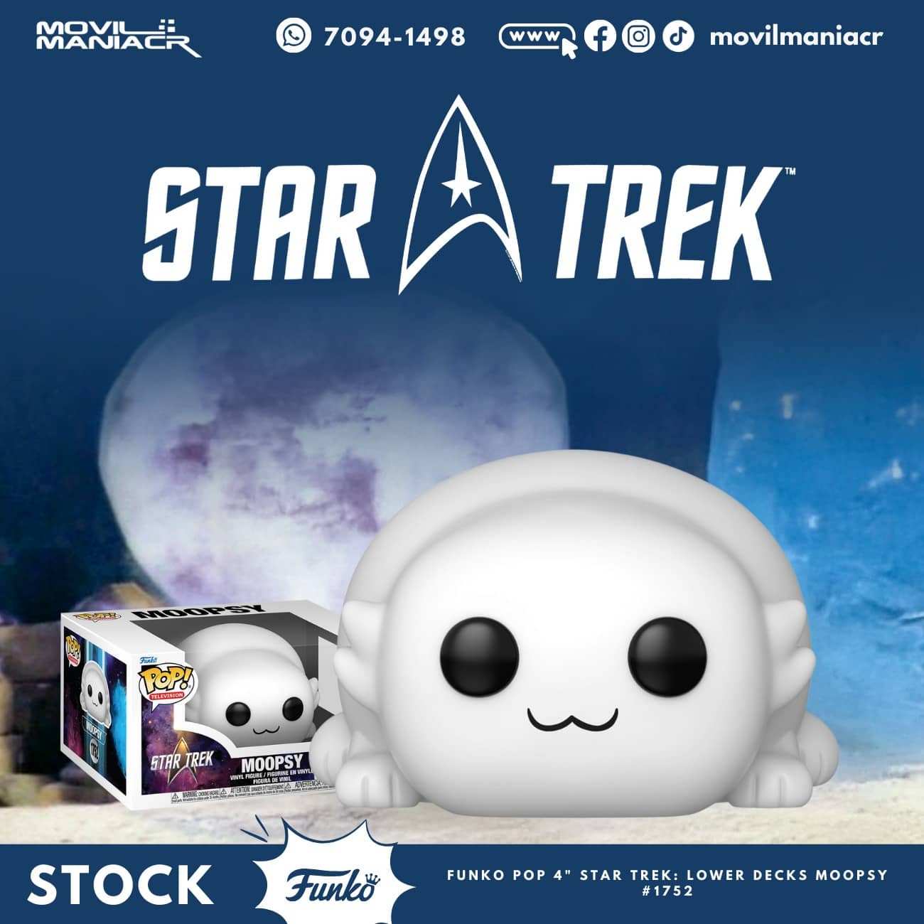 Funko Pop Star Trek Lower Decks Moopsy #1752 - (Stock) ¡Disponible Ahora! 1 Funko Pop Star Trek Lower Decks Moopsy #1752 - (Stock) ¡Disponible Ahora!